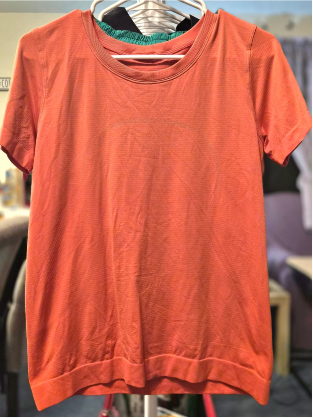 Women's Lululemon Short Sleeve Tee Orange Size S-M